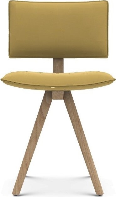 Krzesło Trave Reflect 434 żółte nogi dębowe