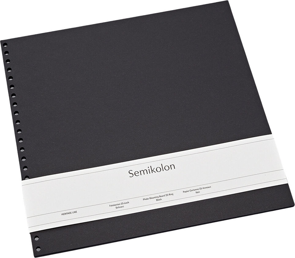 Strony uzupełniające do albumu na zdjęcia Photograph 23 Ring czarne 20 szt.