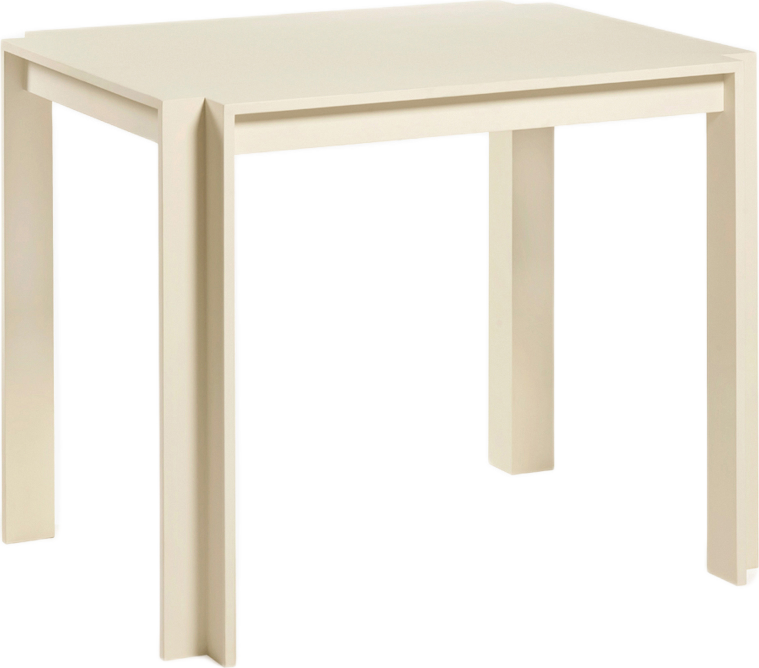 Stół Cora 70 x 90 cm kremowy drewno bukowe