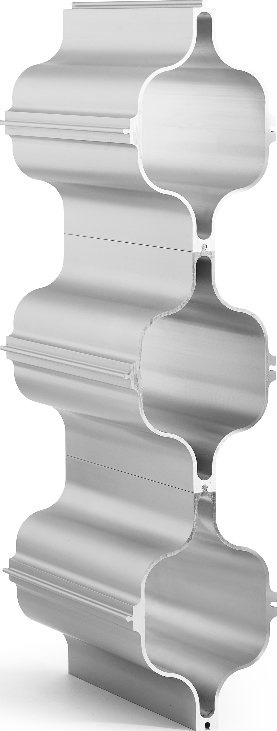 Stojak na wino Hex aluminium potrójny