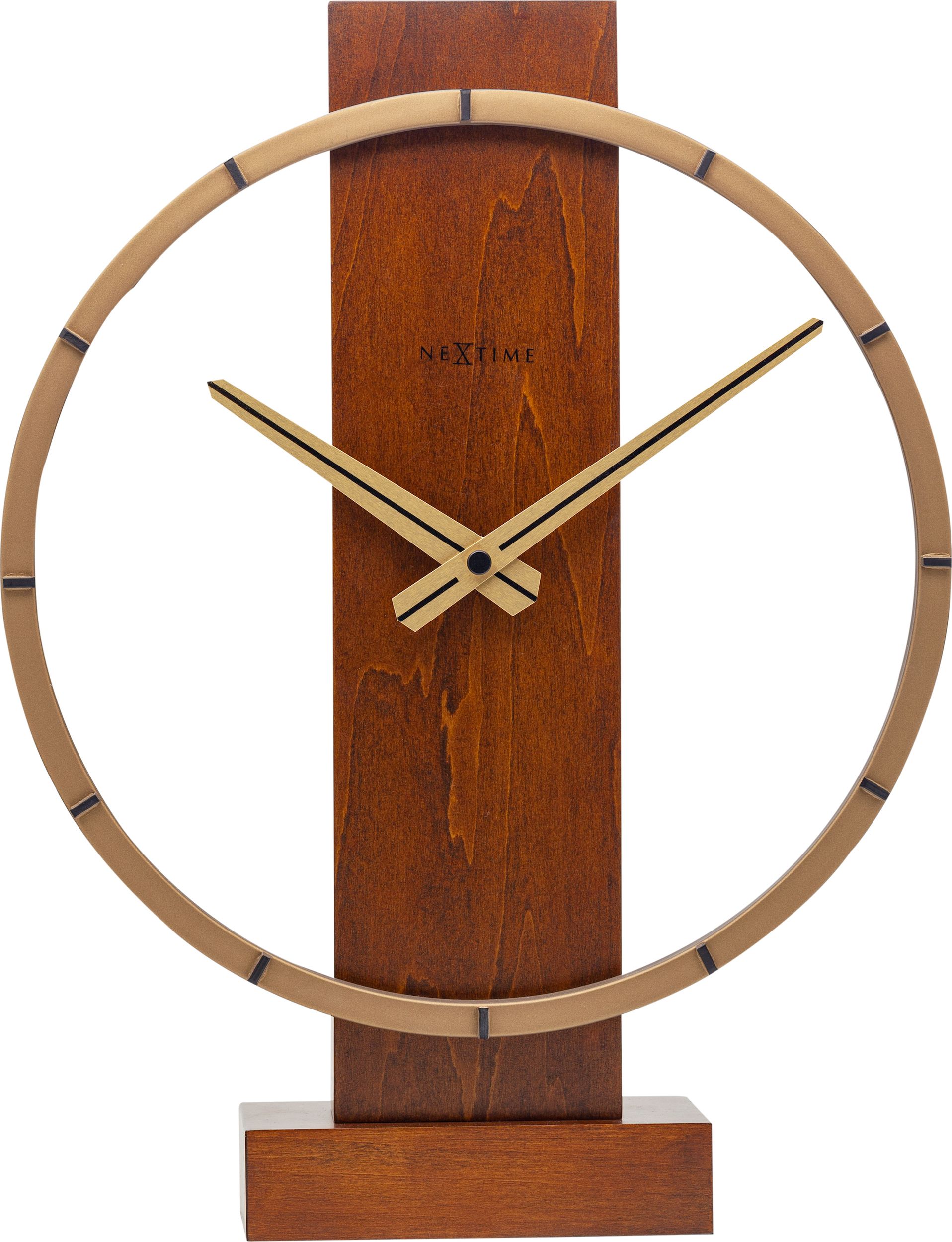 Zegar stołowy Carl Small jasne drewno