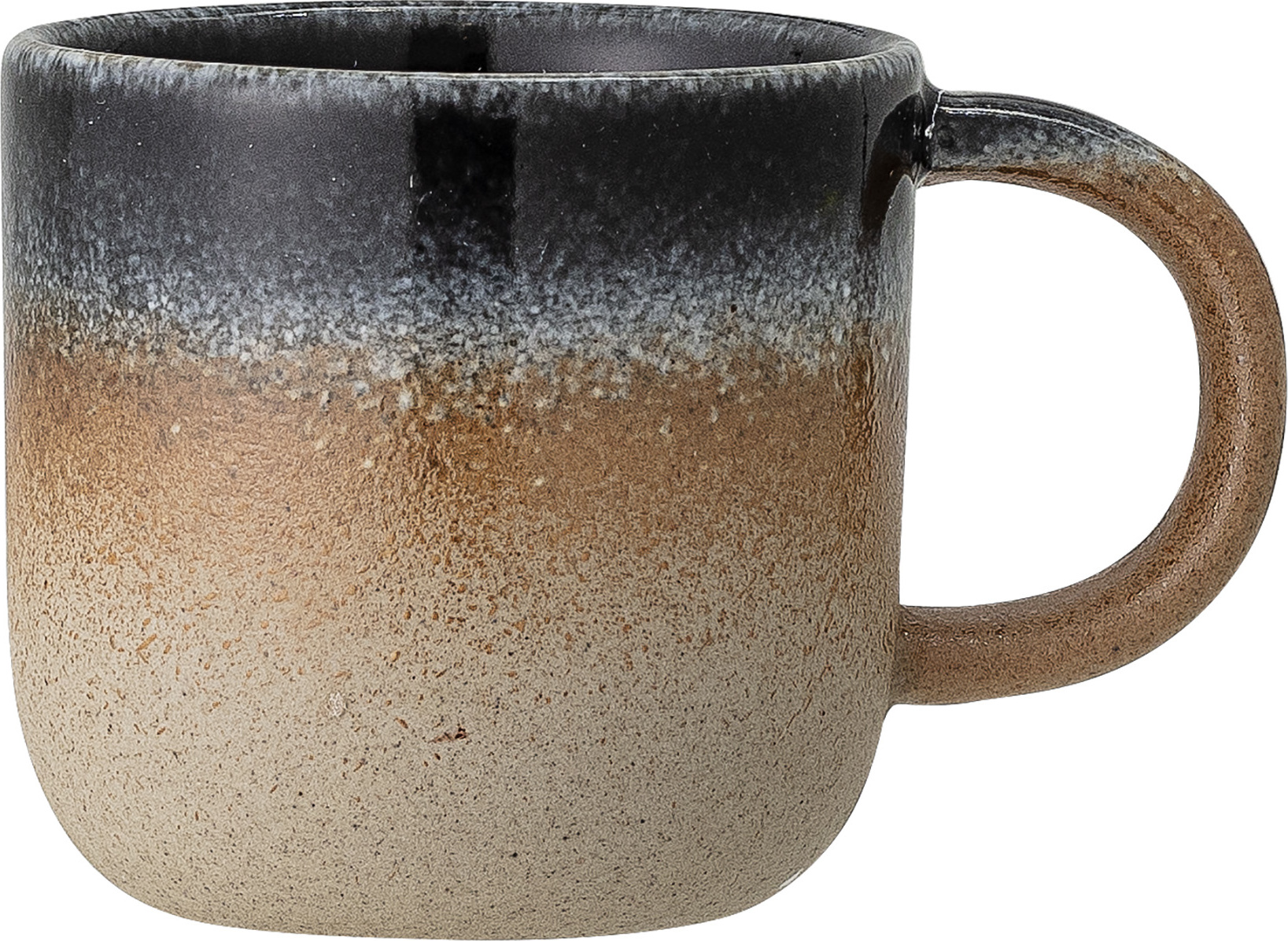 Kubek Aura 200 ml czarno-brązowy