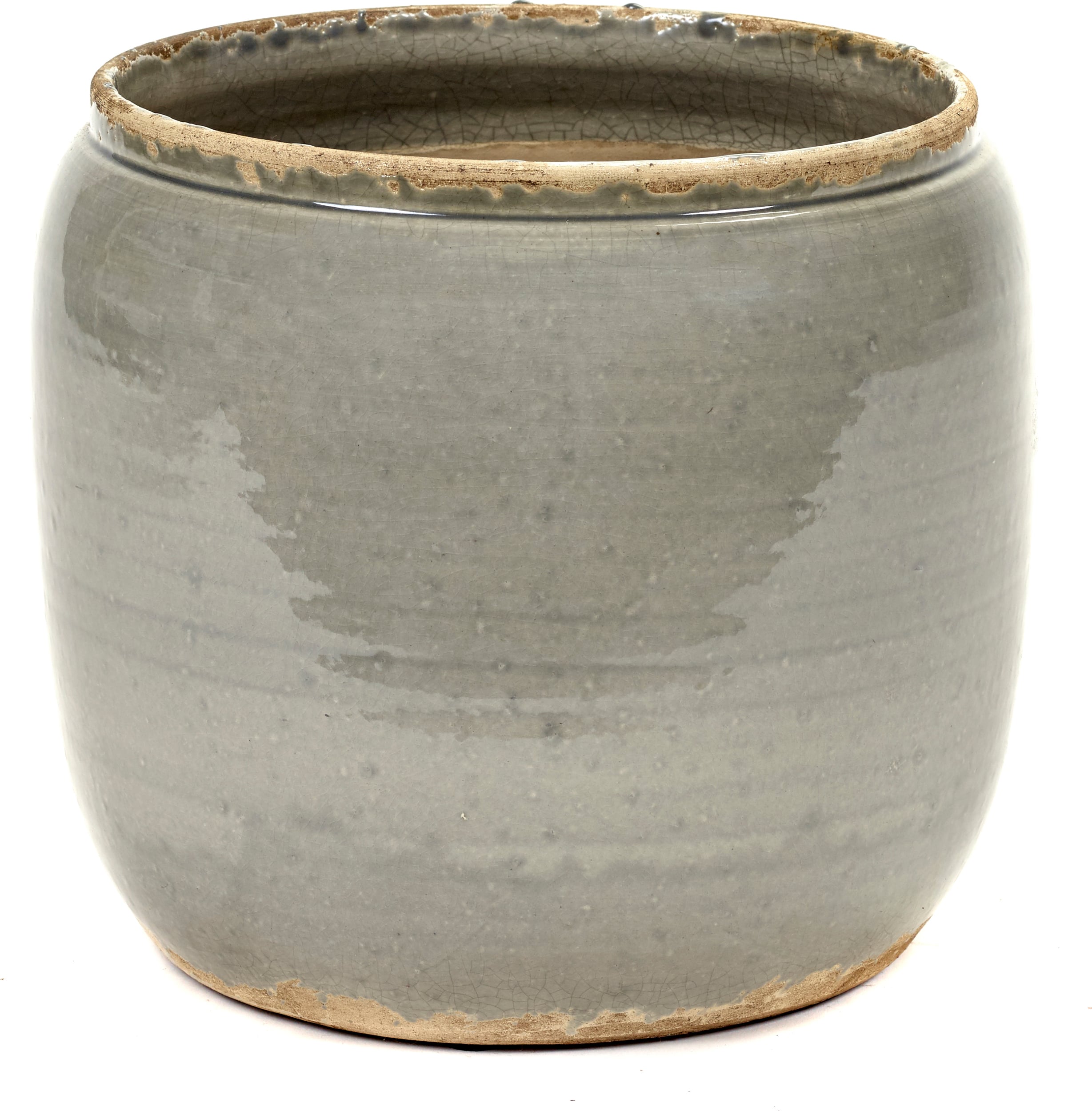 Osłonka na doniczkę Costa 21 cm szara