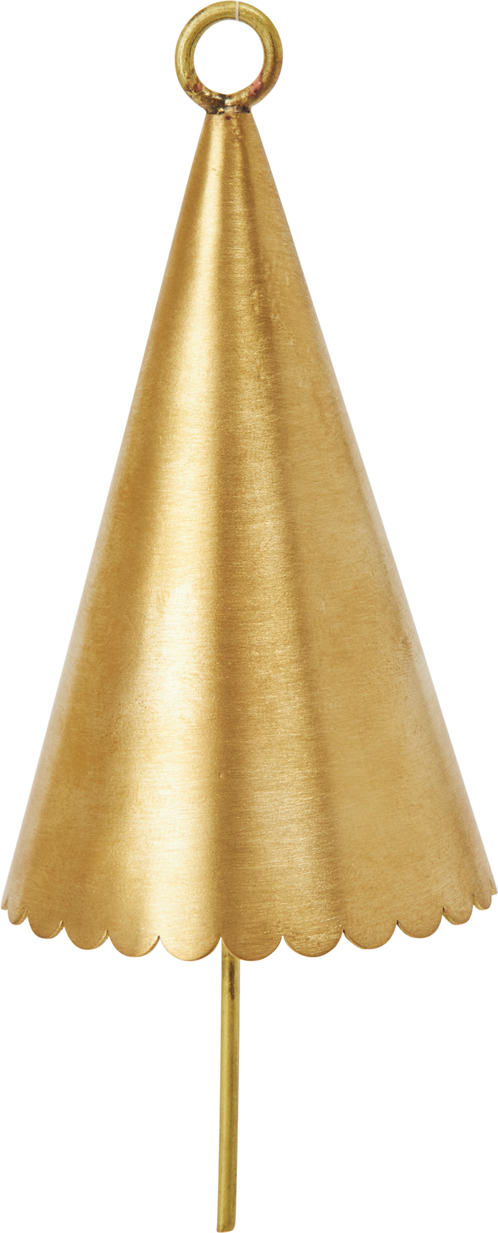 Ozdoby choinkowe Cone Bell mosiądz 2 szt.