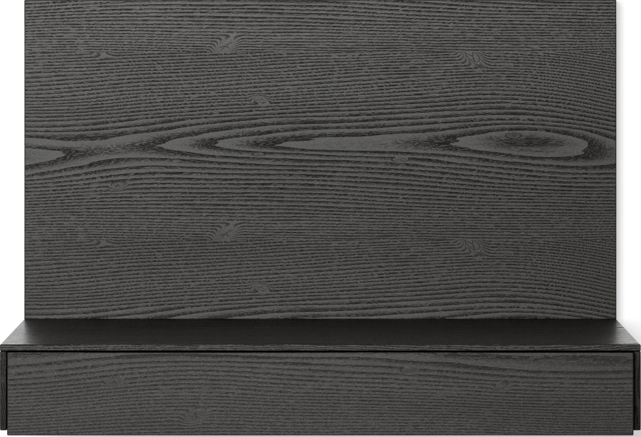 Biurko wiszące Tana 85 cm czarny dąb