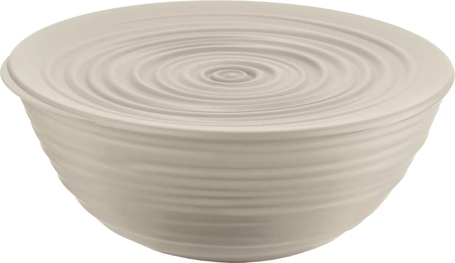 Miska z pokrywką Tierra L beżowa