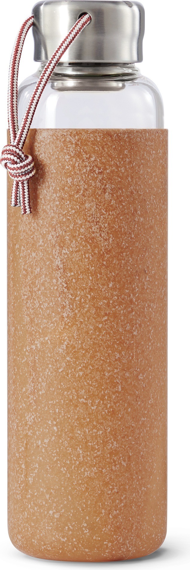 Butelka na wodę Black+Blum 0,6 l migdałowa szklana