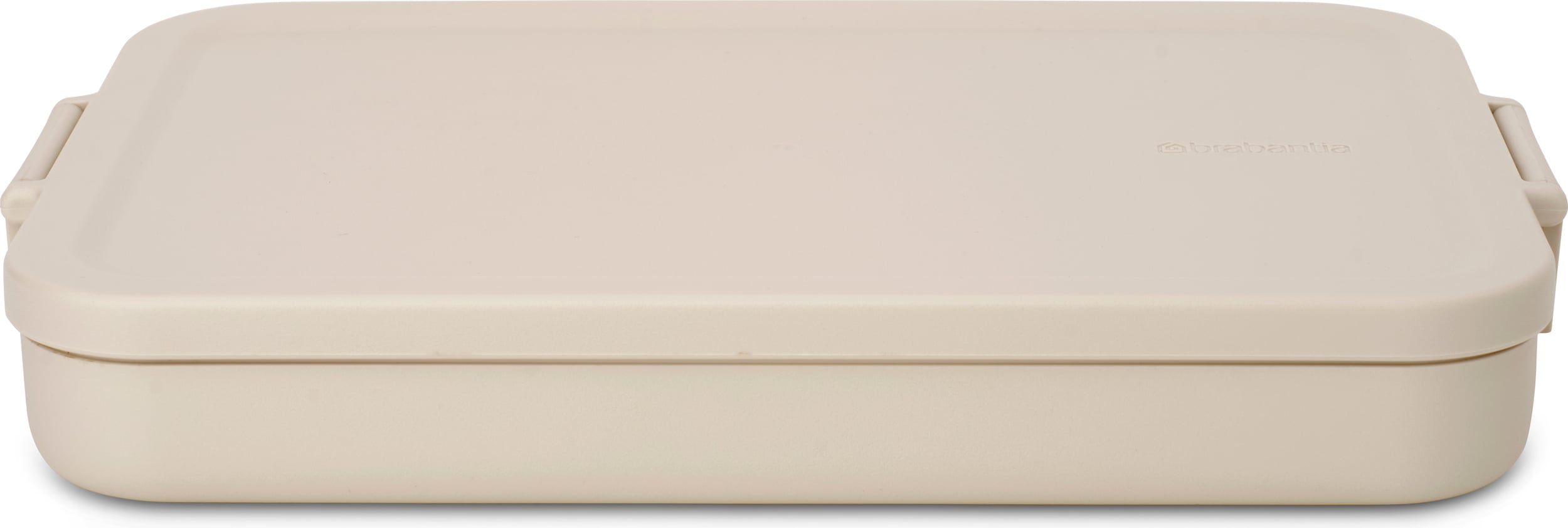 Pojemnik na kanapki Make & Take płaski beżowy