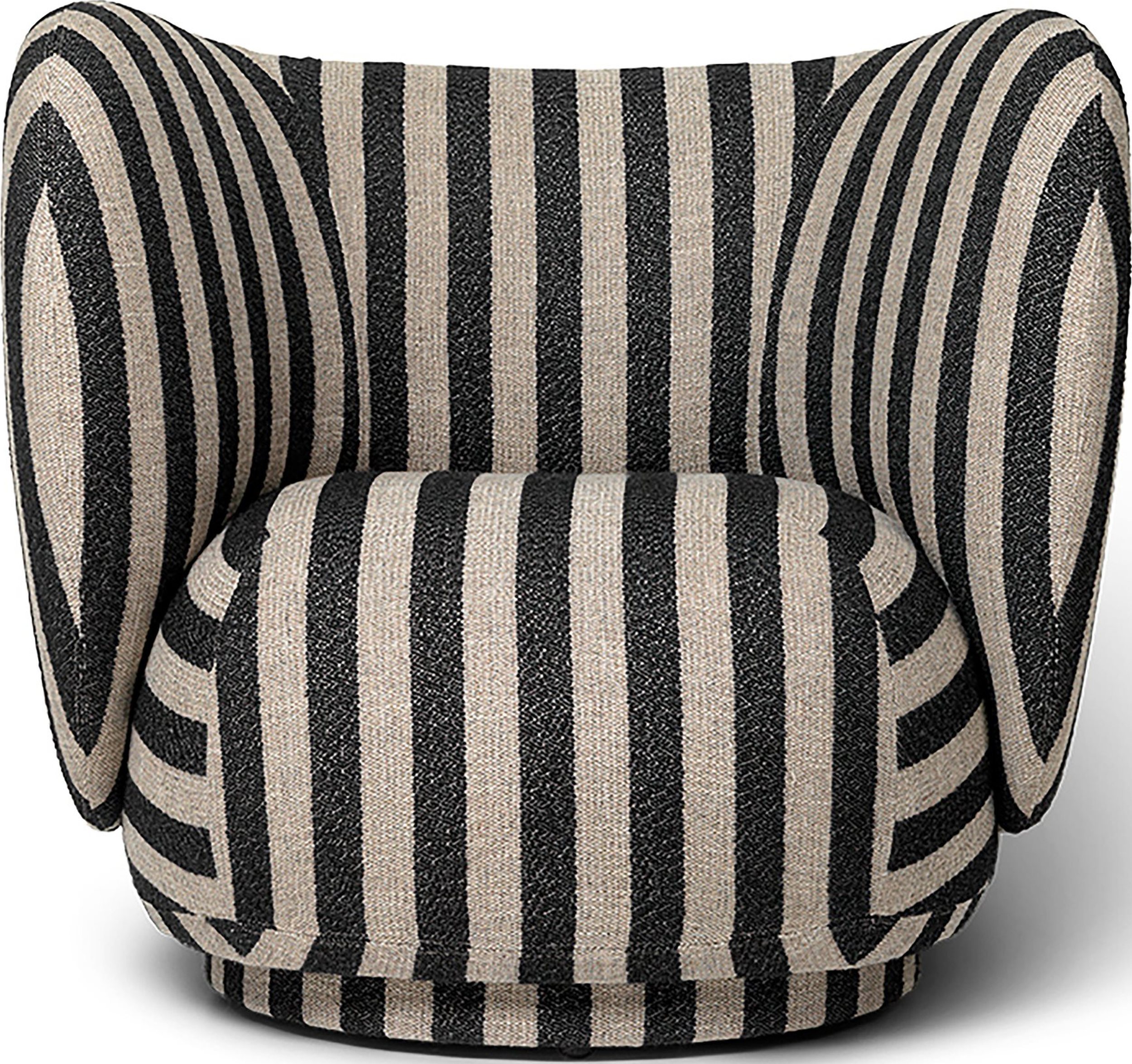 Fotel Rico Louisiana w paski