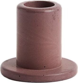 Świecznik na klasyczną świecę Tube S bordowy