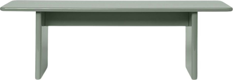 Ławka Rink 140 cm przydymiona zieleń