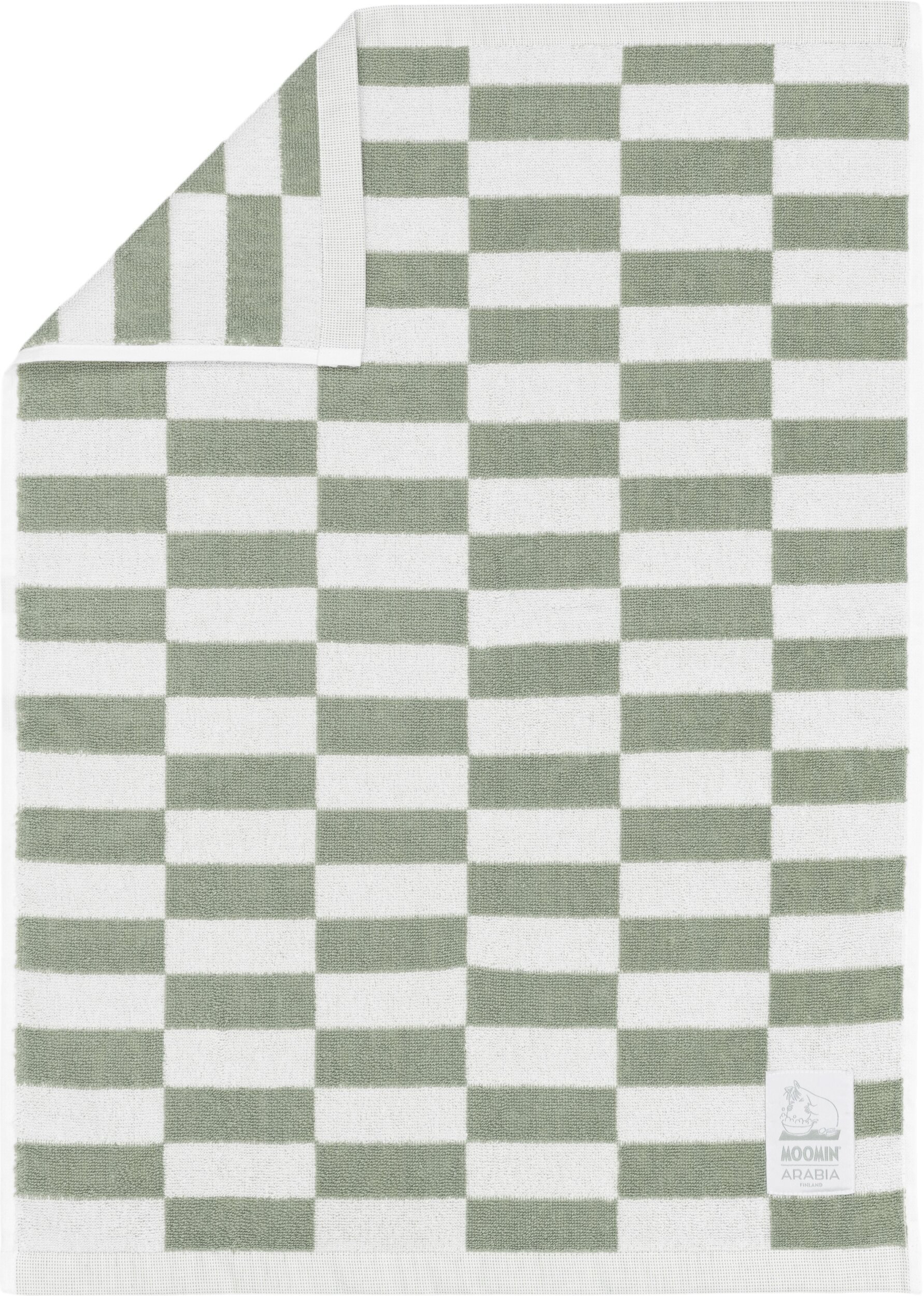 Ręcznik Arabia Finland Checks Muminki 50 x 70 cm zielony