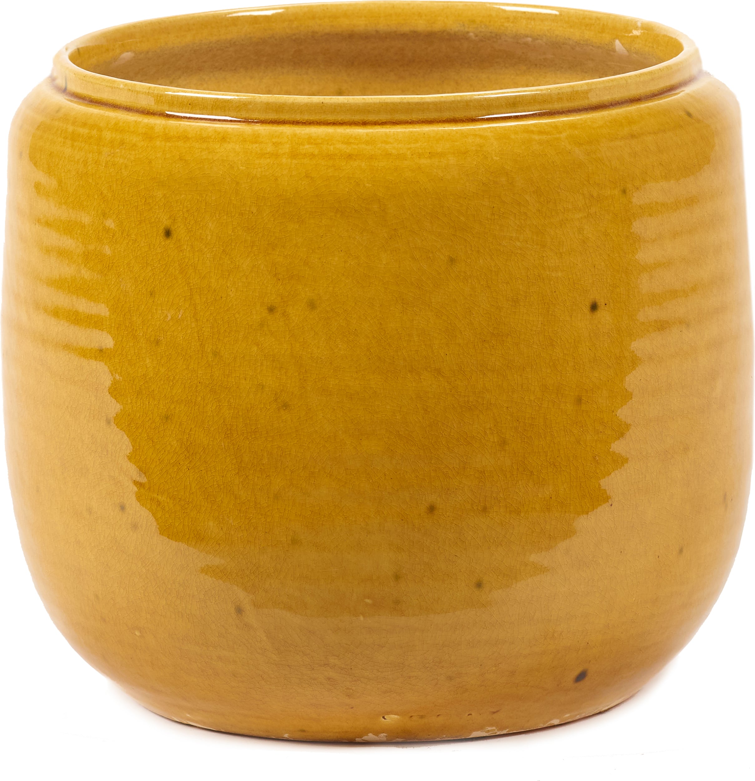 Osłonka na doniczkę Costa 18,5 cm żółta