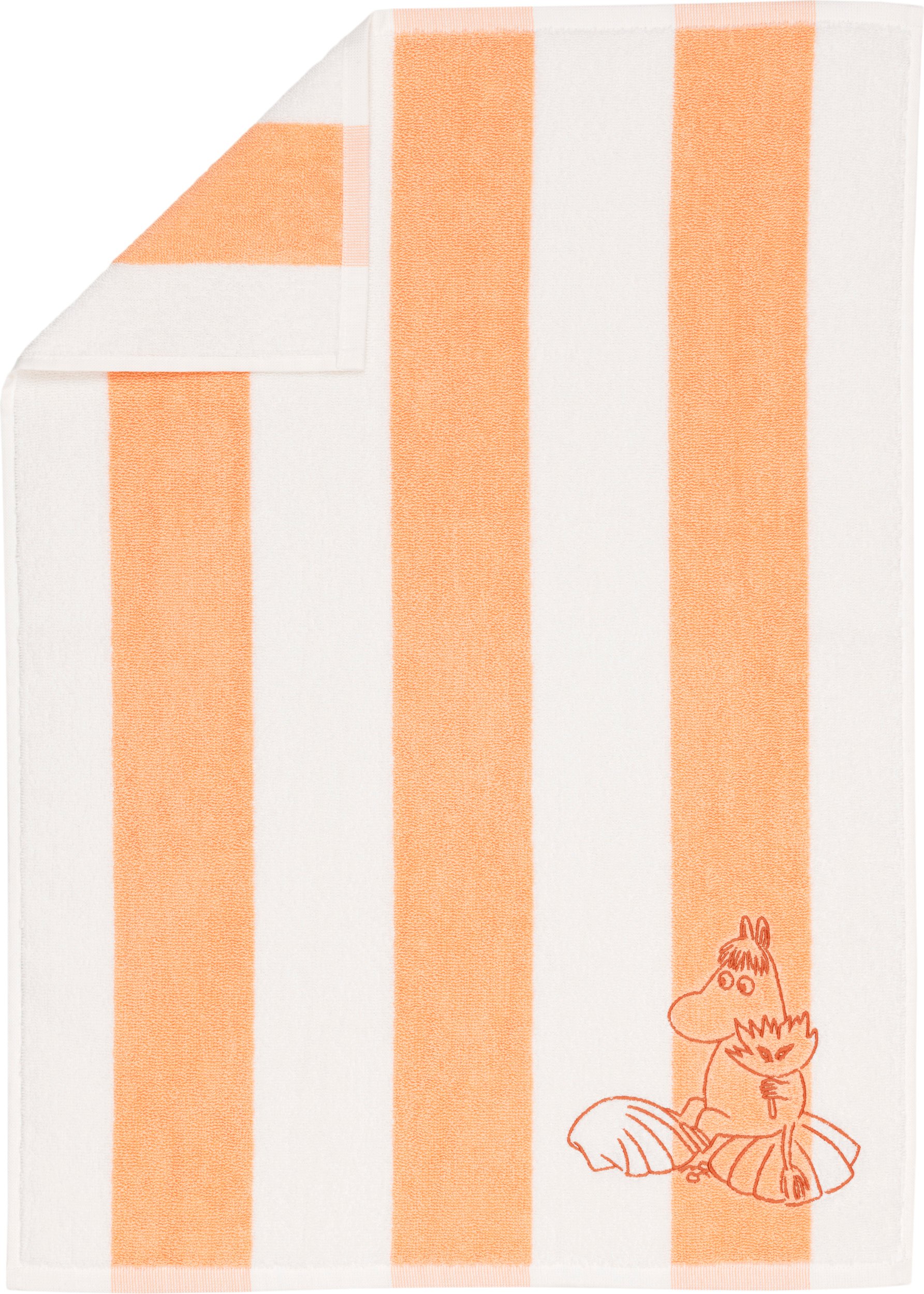 Ręcznik Arabia Finland Stripes Muminki Panna Migotka 50 x 70 cm brzoskwiniowy