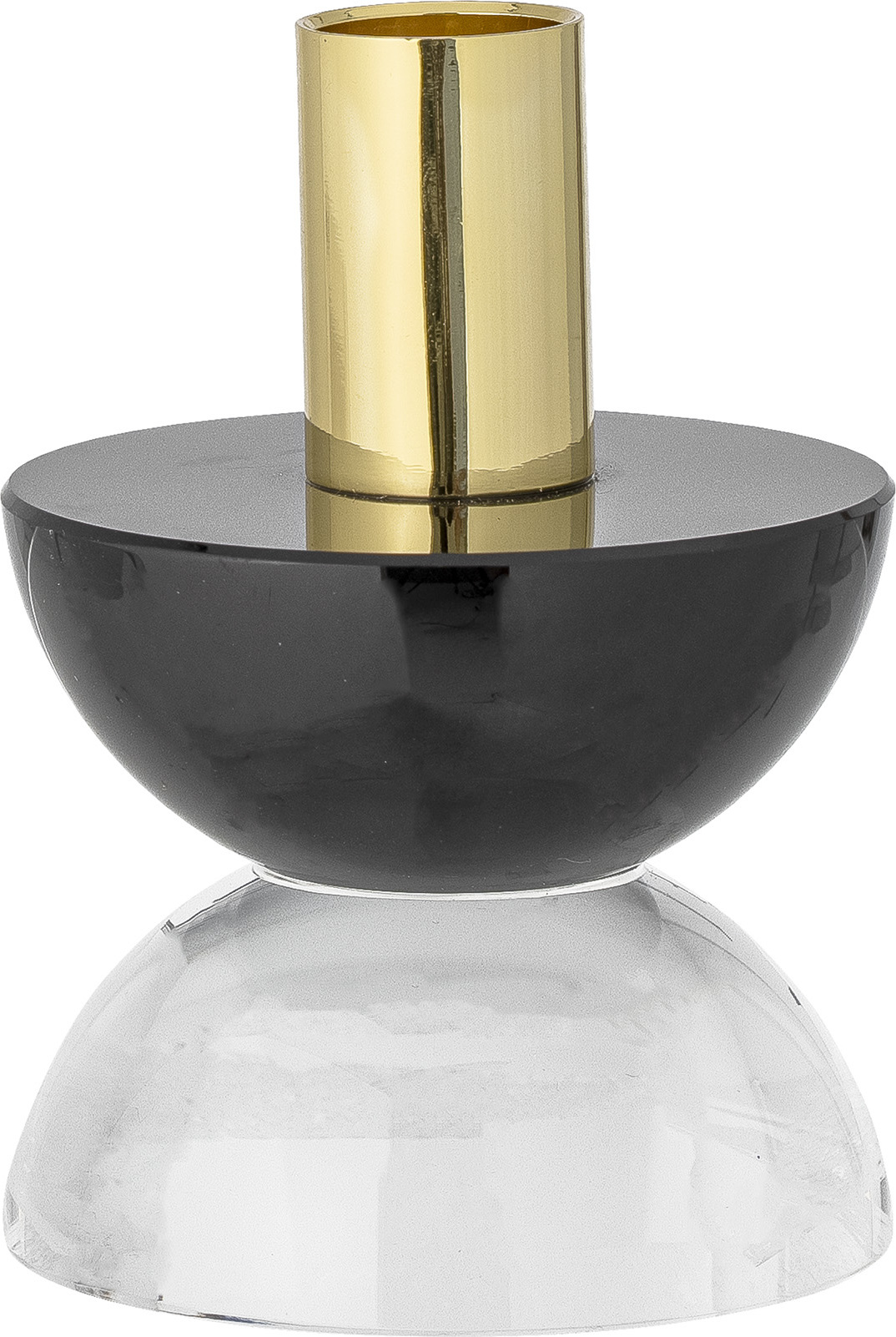 Świecznik na klasyczną świecę Etel czarny