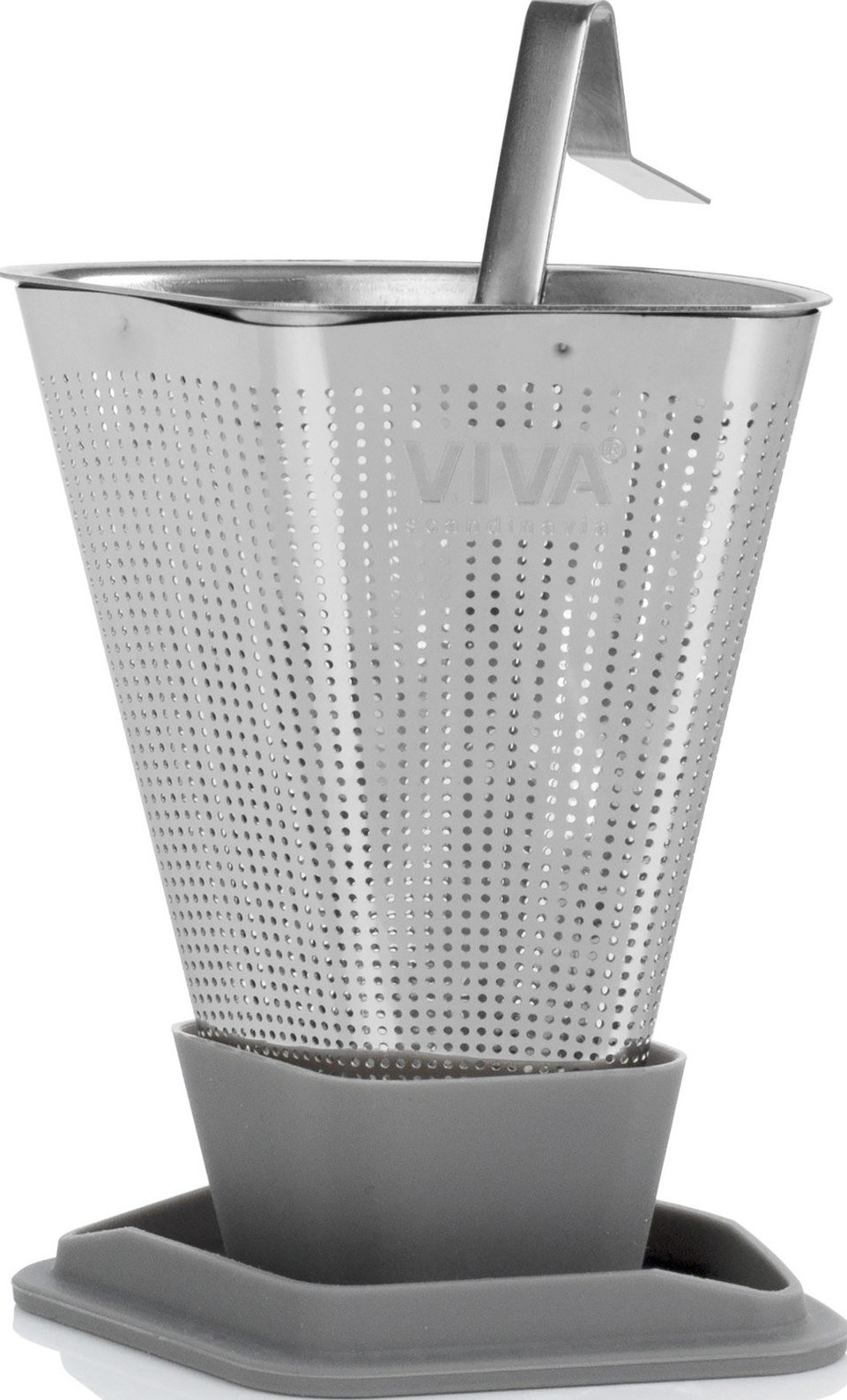 Zaparzaczka do herbaty Anytime szary