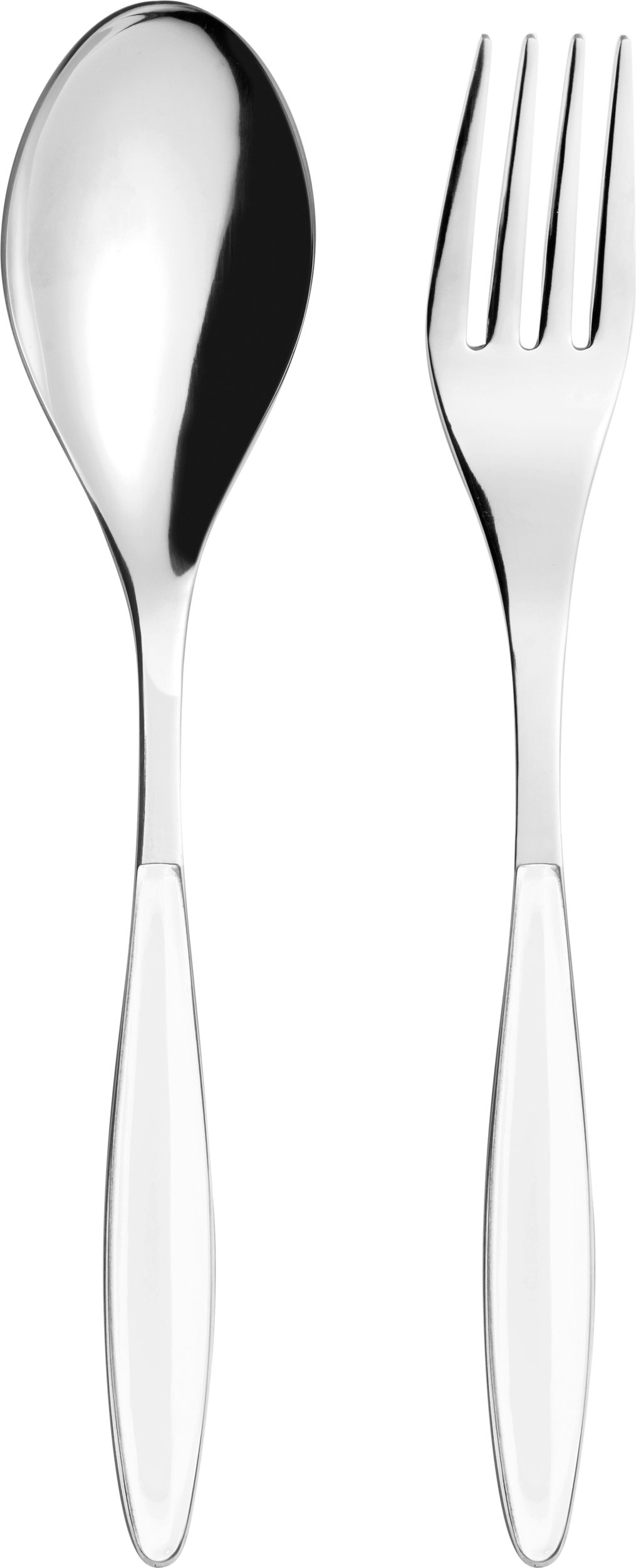 Sztućce do serwowania Feeling białe 2 szt.