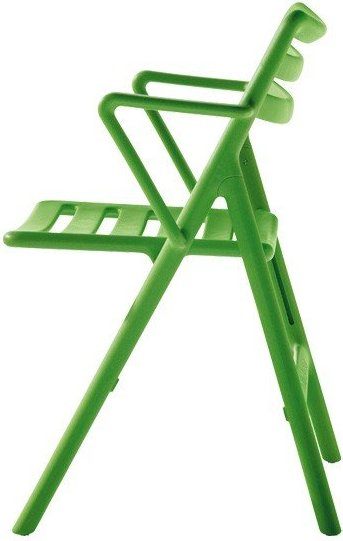 Fotel Air składany zielony