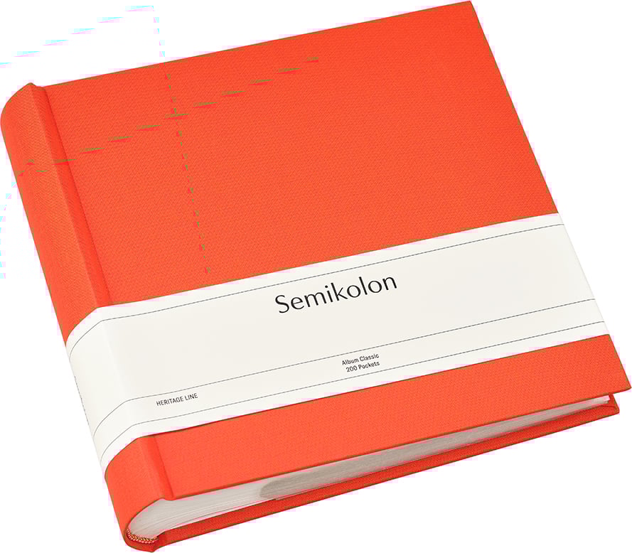 Album na zdjęcia Classic pomarańczowy