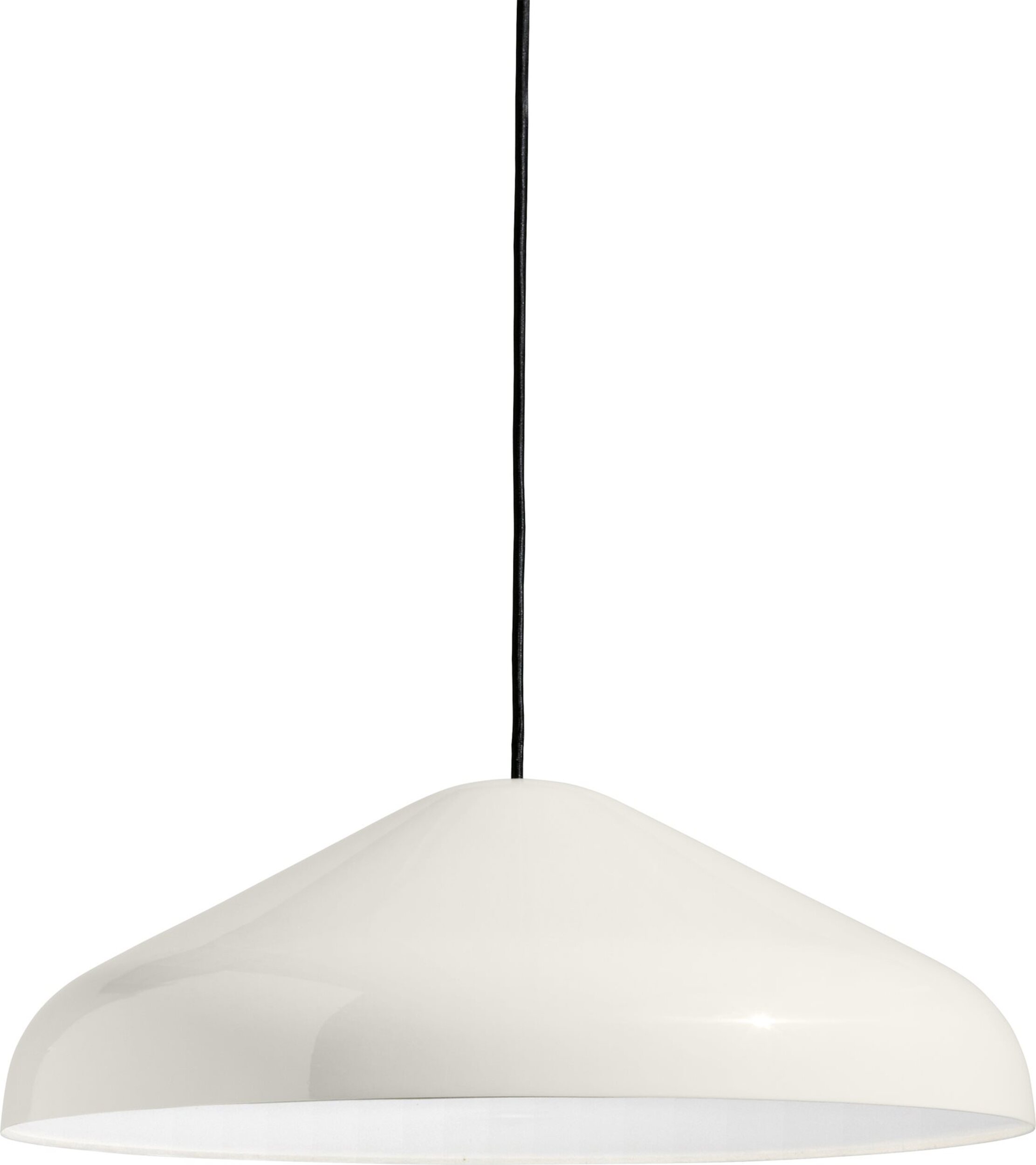 Lampa wisząca Pao 47 cm kremowa
