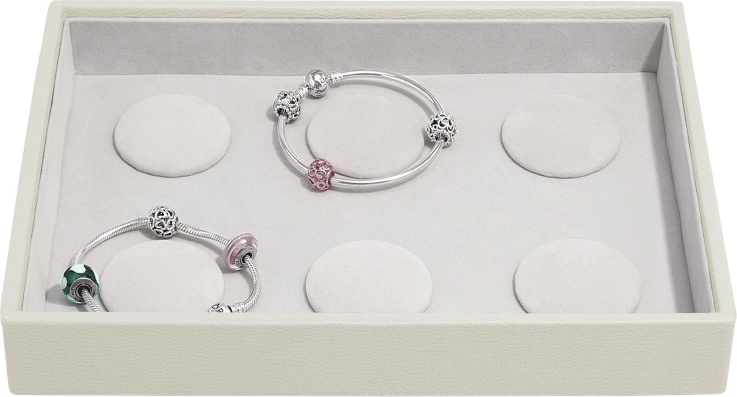 Szkatułka na bransoletki charms Stackers classic jasnobeżowa