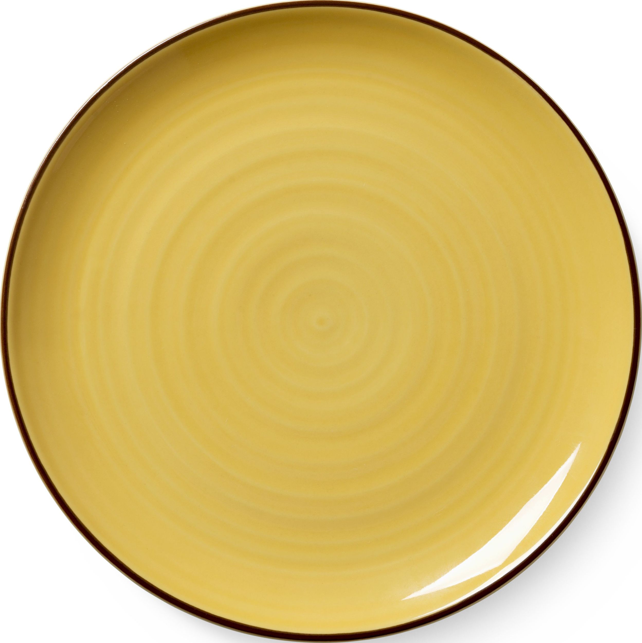 Talerz obiadowy Colore 27 cm żółty