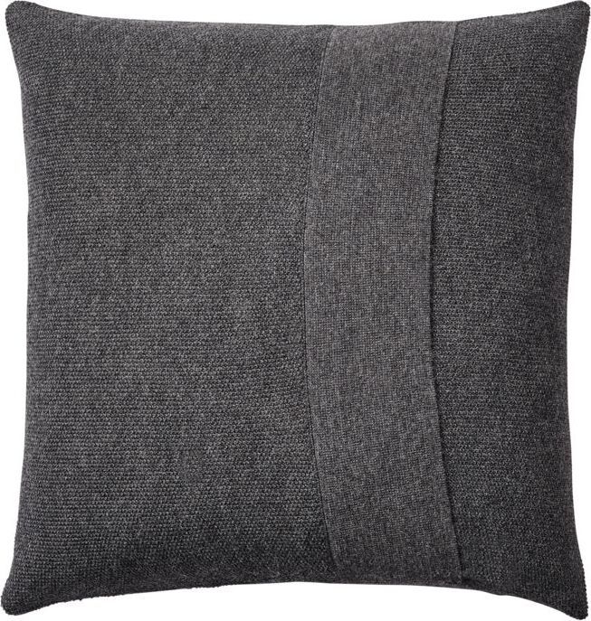 Poduszka dekoracyjna Layer 50 x 50 cm ciemnoszara