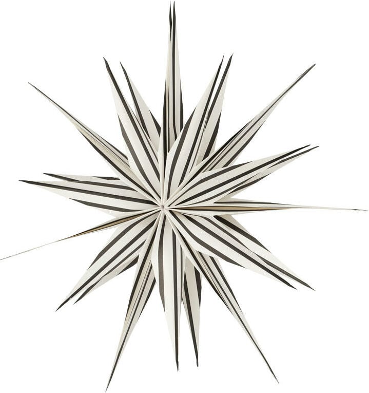 Dekoracja świąteczna Toppu 40 cm czarno-biała