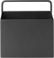 Pojemnik ścienny Ferm Living kwadratowy czarny