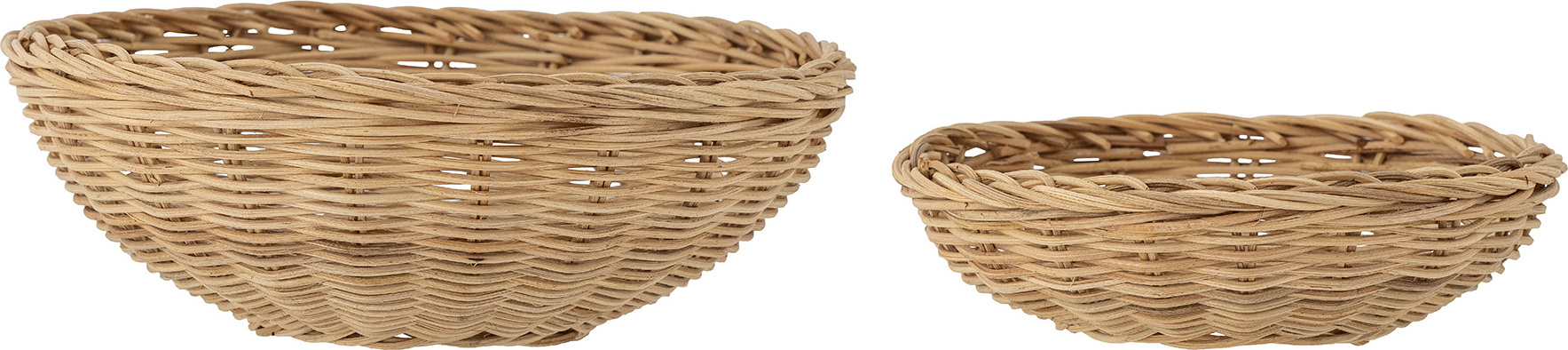 Kosze do przechowywania Kell rattanowe 2 szt.