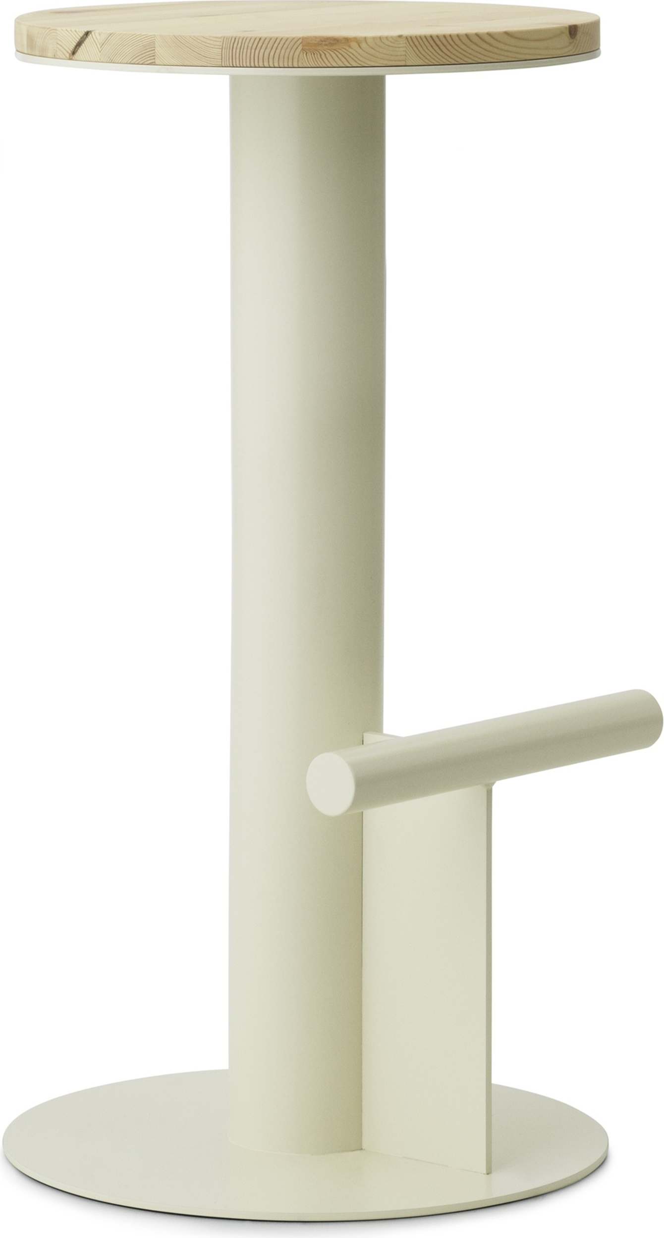 Stołek barowy Pole 75 cm piaskowy