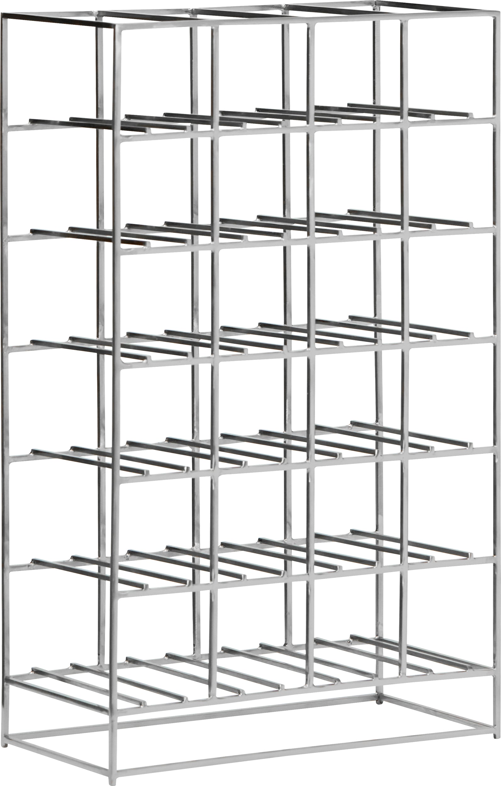 Regał na butelki House Doctor 67 x 41 cm srebrny