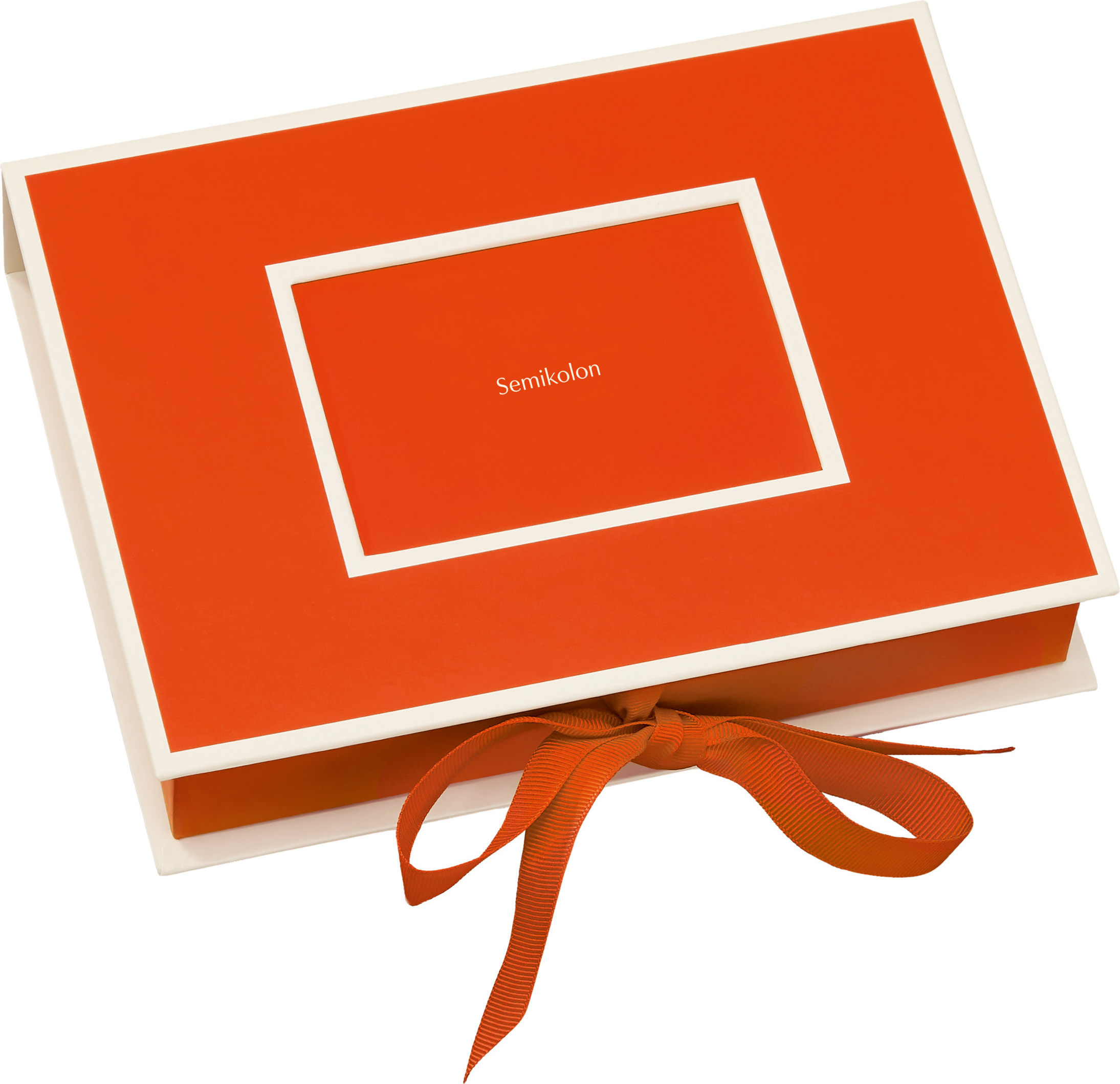 Pudełko na zdjęcia Die Kante pomarańczowe