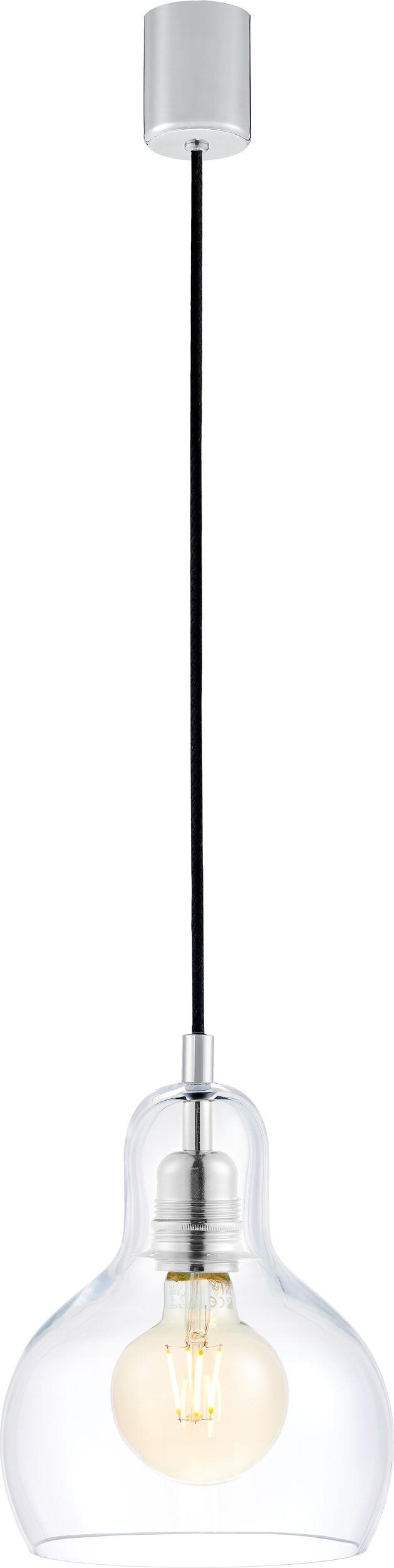 Lampa wisząca Longis I czarna