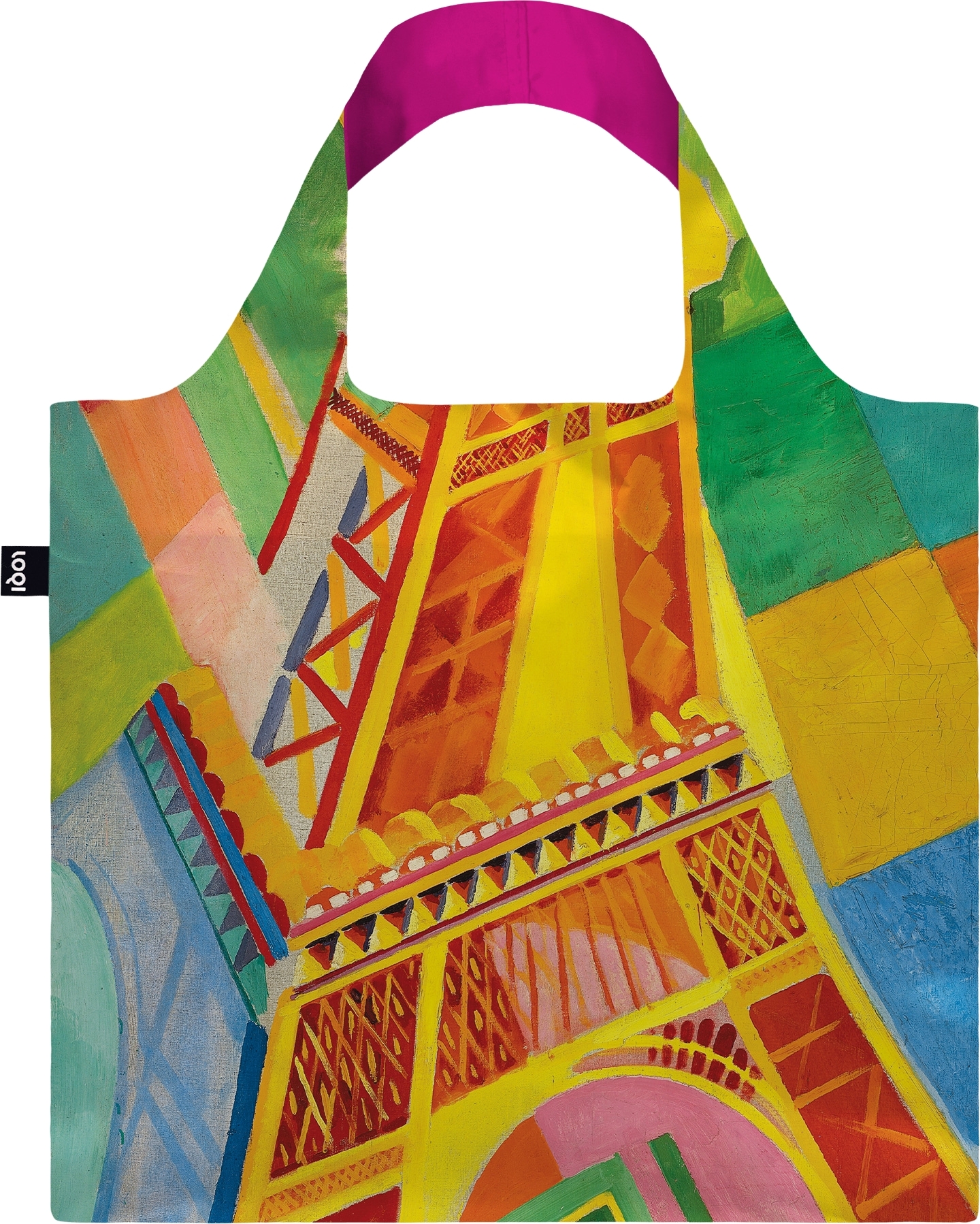Torba LOQI Museum Robert Delaunay Tour Eiffel z recyklingu