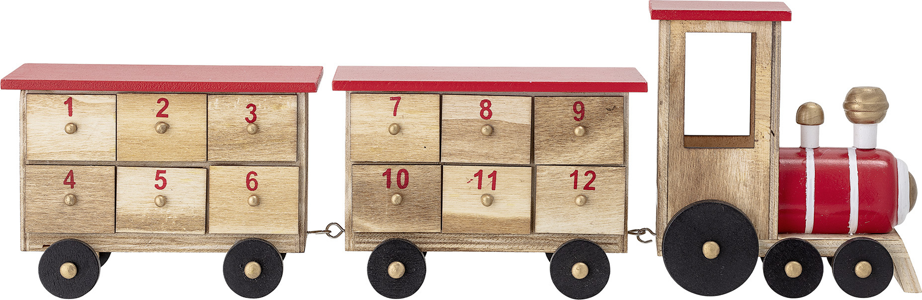 Kalendarz adwentowy Grunk pociąg 46 cm