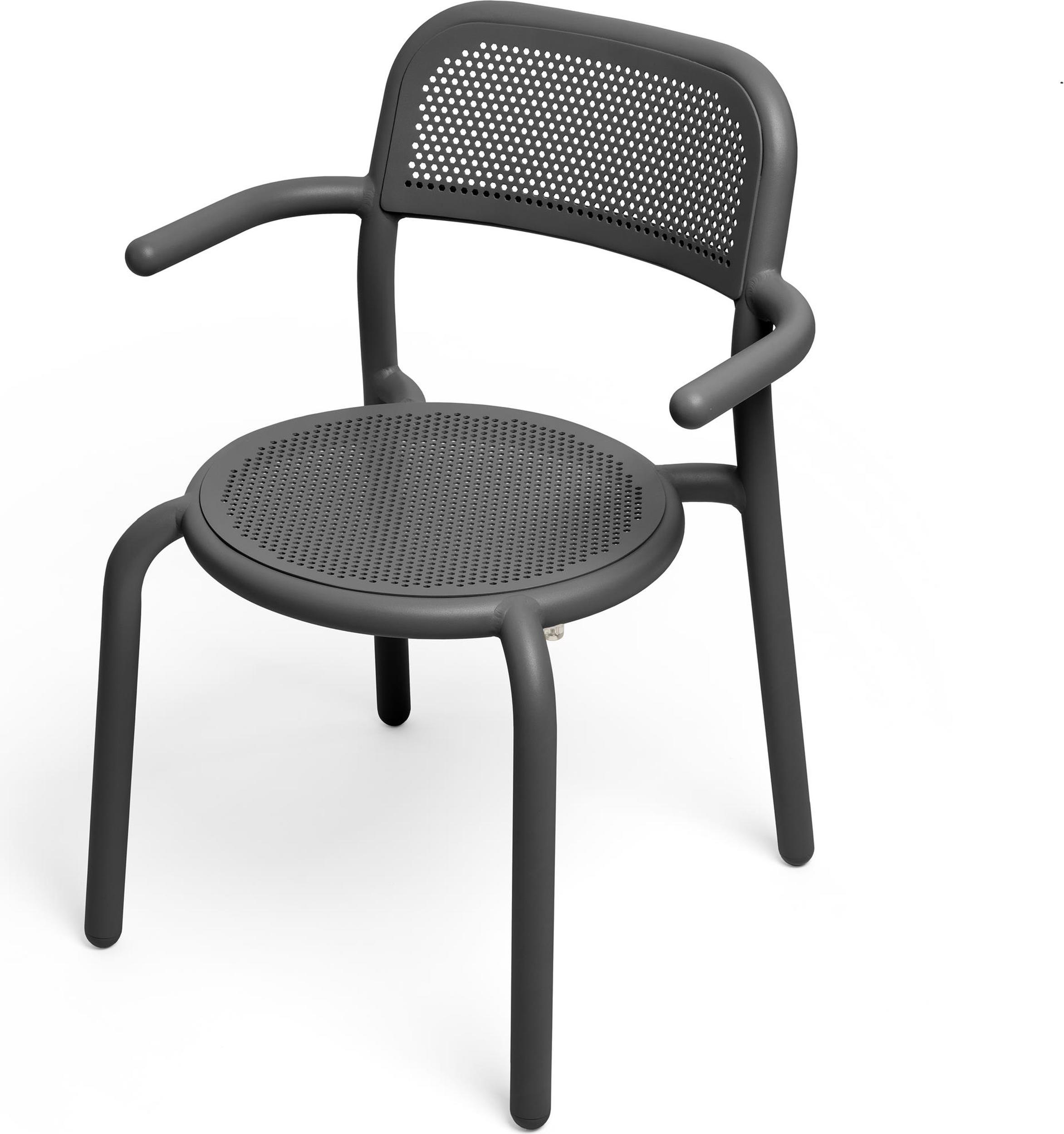 Fotele ogrodowe Toni 2 szt. antracytowe