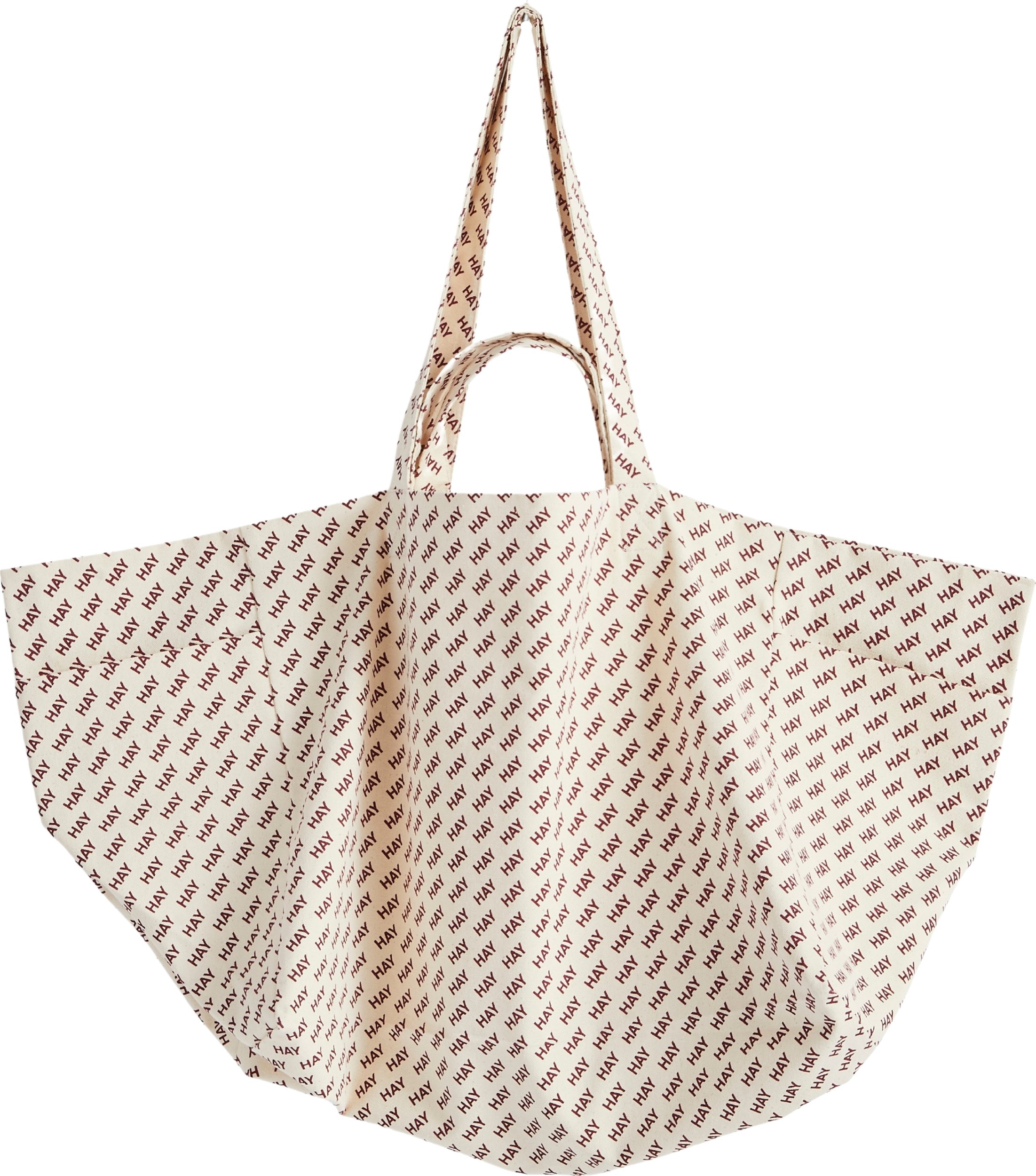 Torba Logo Weekend Bag beżowo-burgundowa