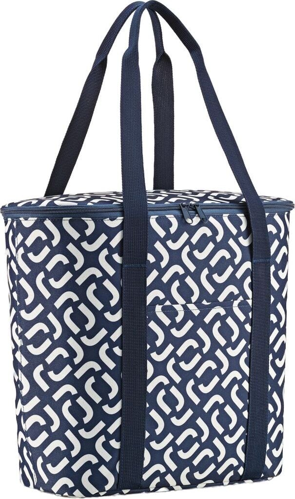 Torba chłodząca Thermoshopper niebiesko-biała