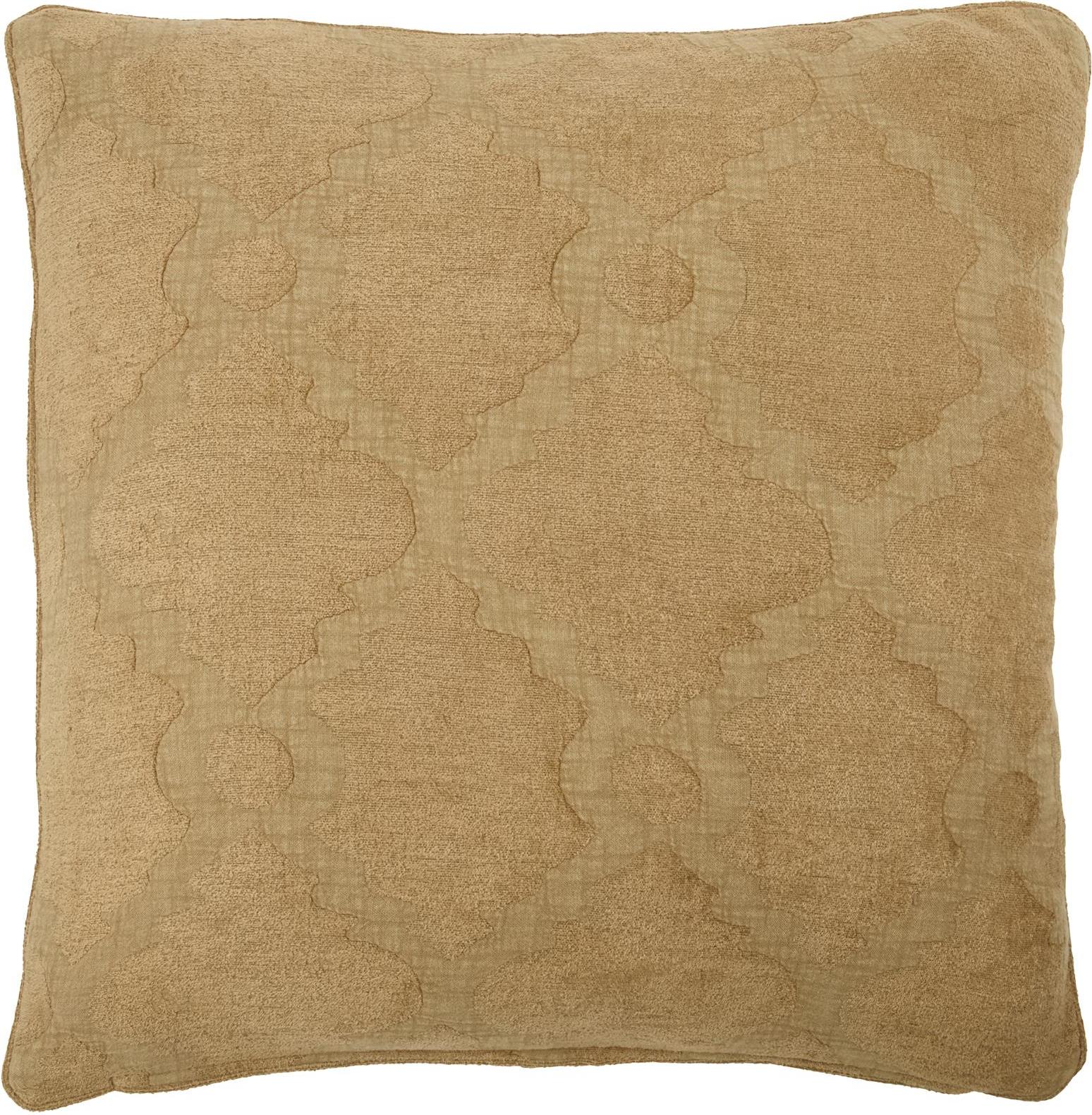 Poszewka na poduszkę Wail 50 x 50 cm złoty brąz