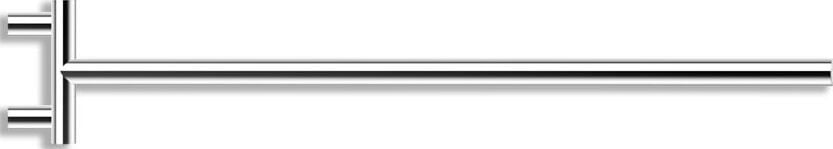 Wieszak reling na ręczniki Mikado 40 cm chrom