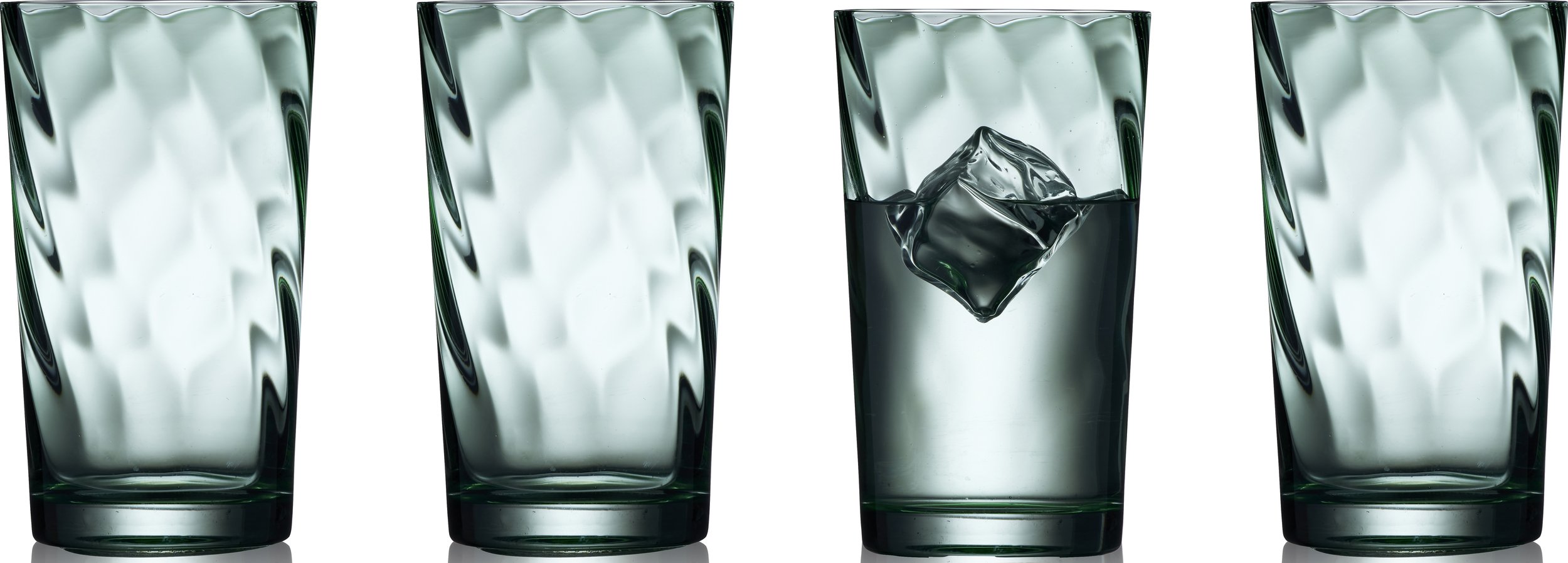 Szklanki do drinków i napojów Vienna 450 ml zielone 4 szt.