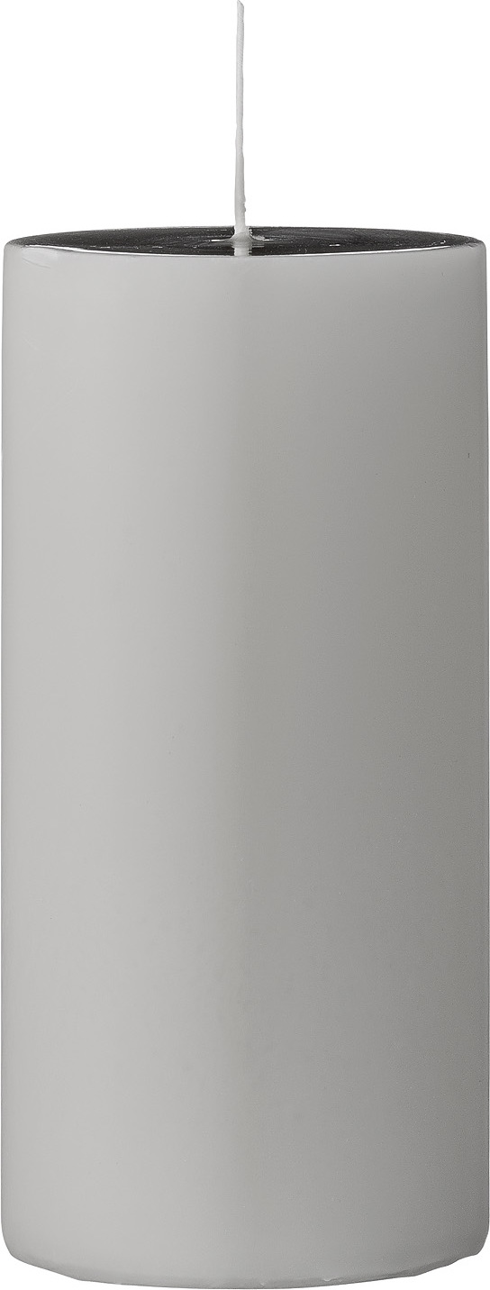Świeca Bloomingville 15 cm szara