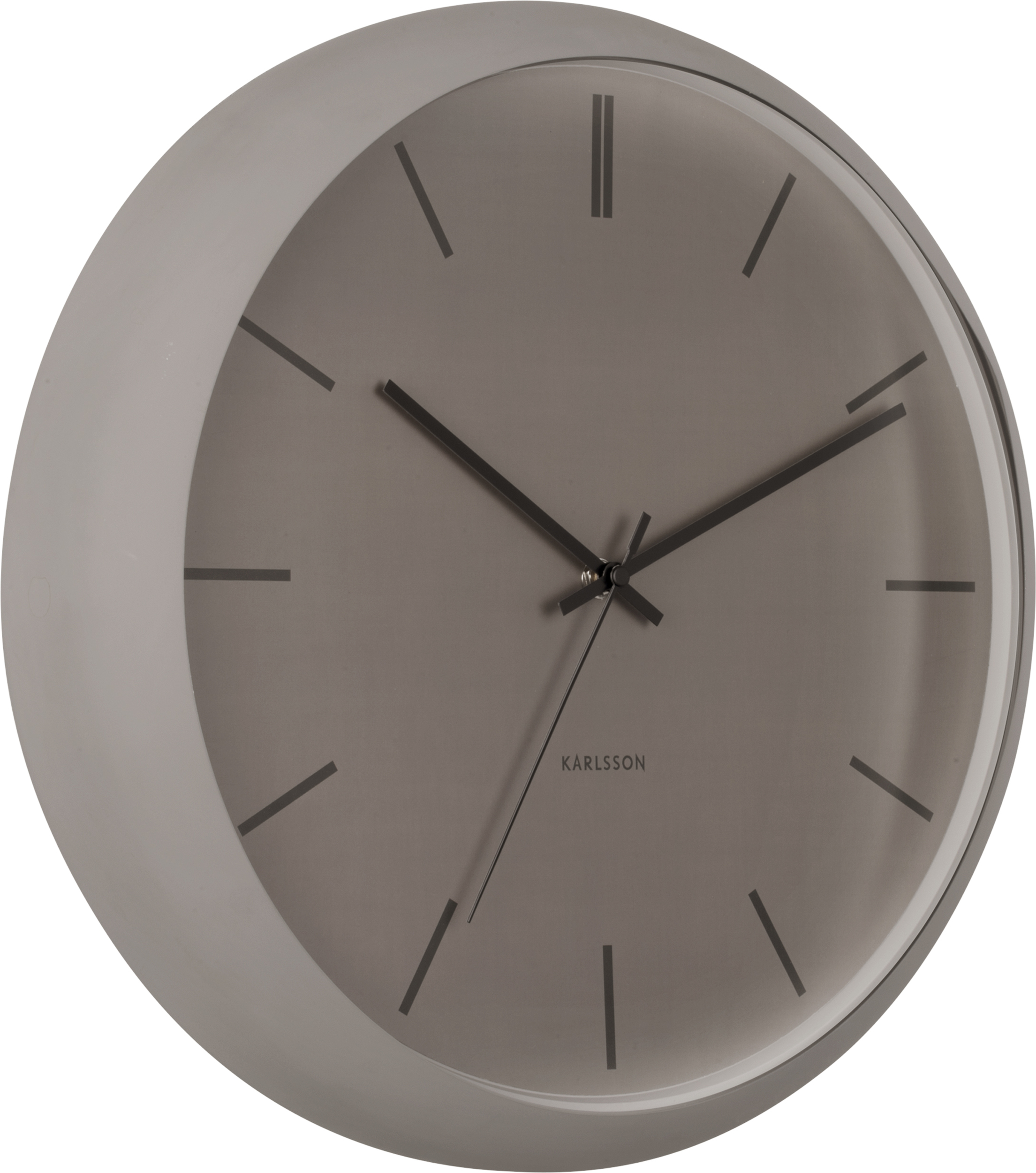 Zegar ścienny Nirvana Globe szary