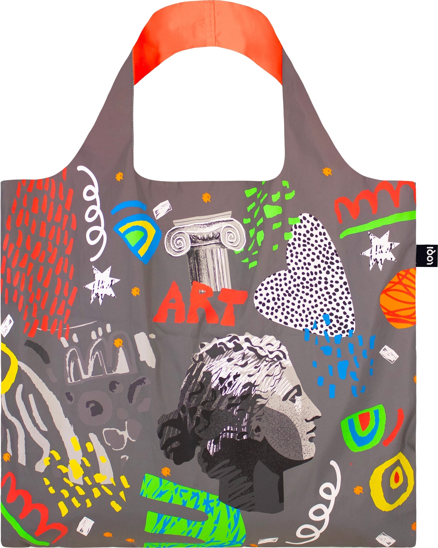 Torba LOQI Museum Classic Art z powłoką odblaskową