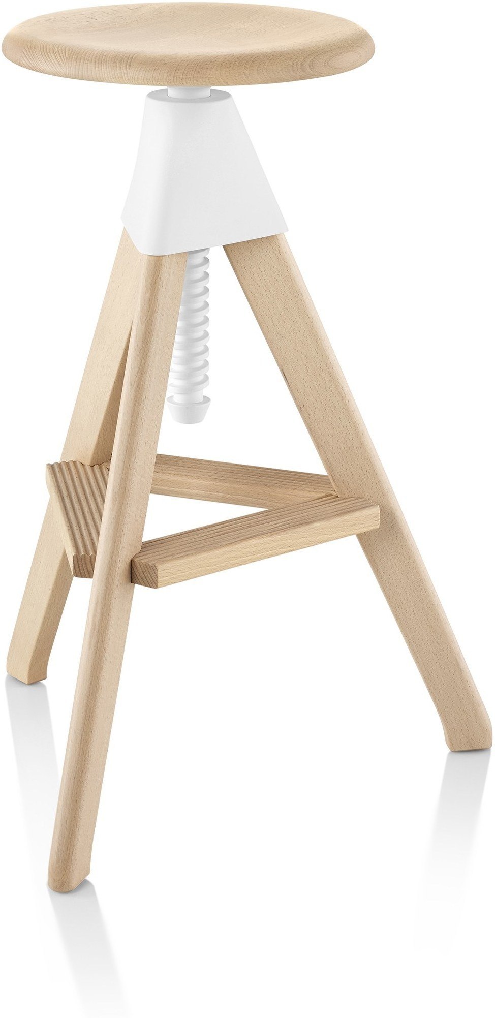 Stołek barowy Tom biały