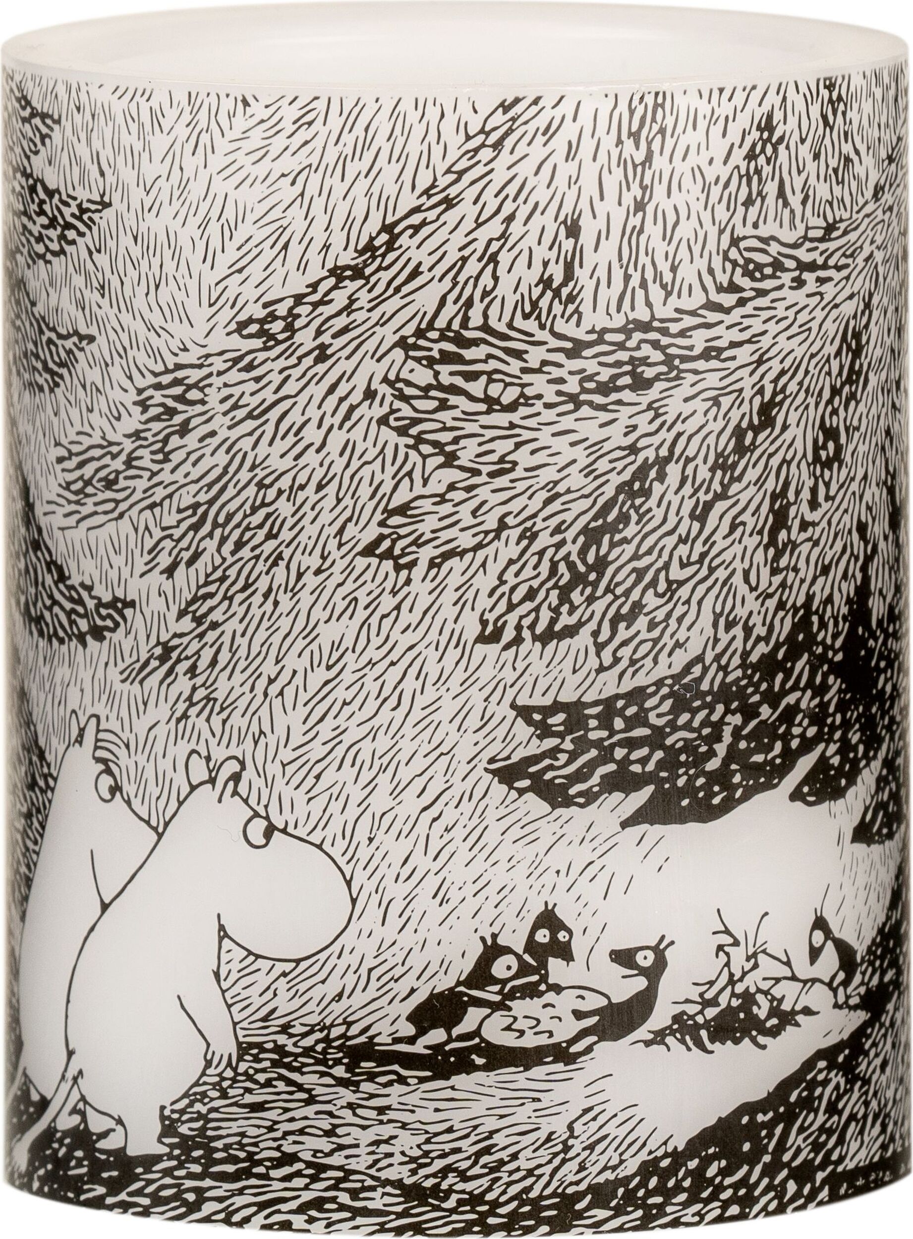 Świeca LED Muurla Muminki Under the Trees 12,5 cm