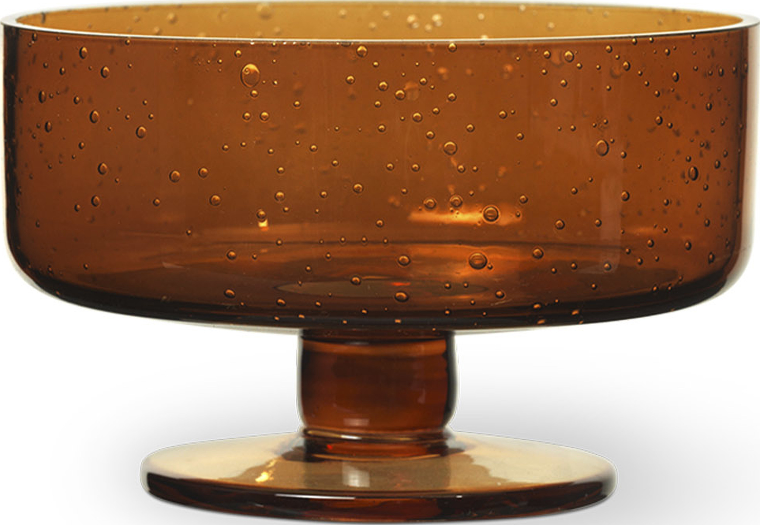 Pucharek do lodów Oli 540 ml bursztynowy