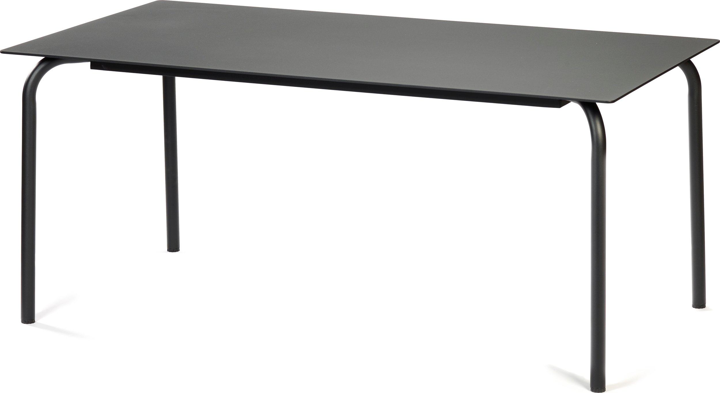 Stół ogrodowy August 90 x 170 cm czarny