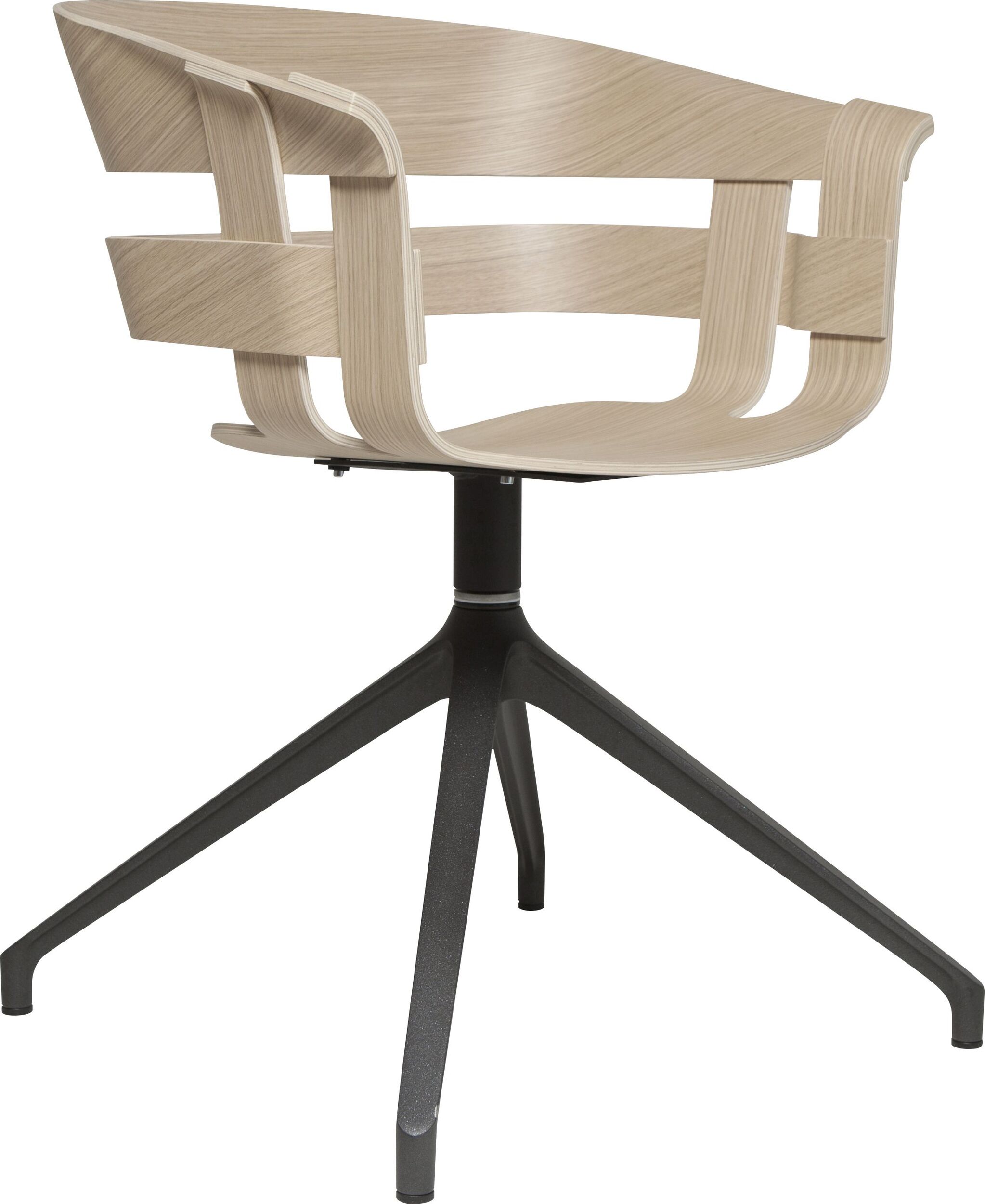 Krzesło obrotowe Wick jasny dąb